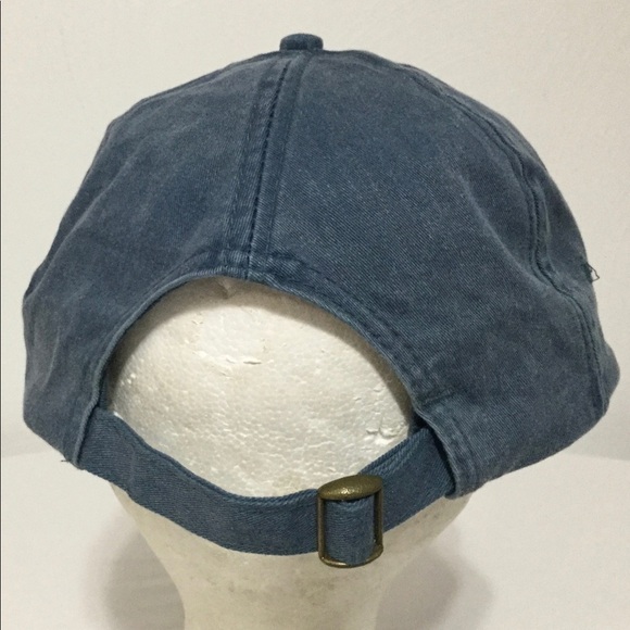 vtg OTTAWA CANADA DENIM BLUE adult Hat Cap NEW! - Picture 5 of 6